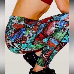 lululemon Speed Up Tight, zen clash multi, 28” size 8